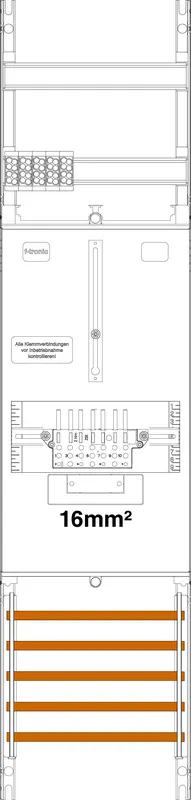 卢森堡 3.HZ 16 mm² 计量模块 Z1BLUX-16-SLS