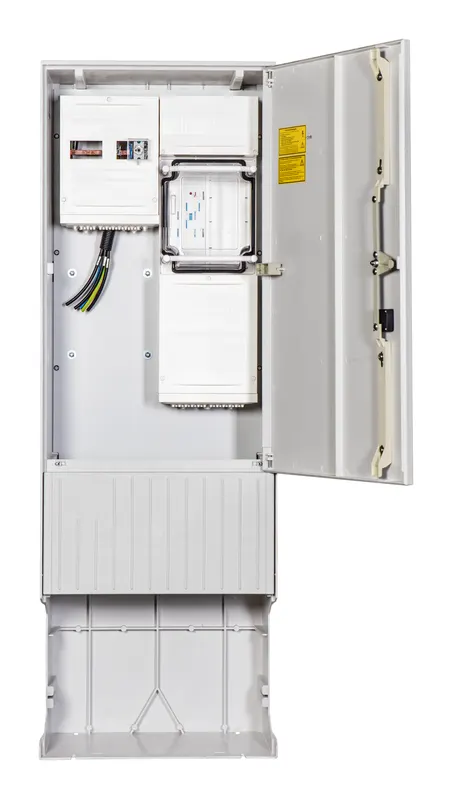 计量接入柱 2-列, H=1710 mm, eHZ, 罩盖封闭式, ZAS172-2-eHZ-TSG-HG
