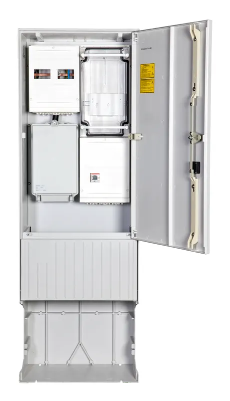 计量接入柱 2-列, H=1710 mm, 3.HZ, 罩盖封闭式, ZAS172-2-ZK-ZSK-HS-HAK-HG