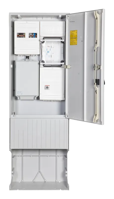计量接入柱 2-列, H=1710 mm, eHZ, 罩盖封闭式, ZAS172-2-eHZ-HS-HAK-HG