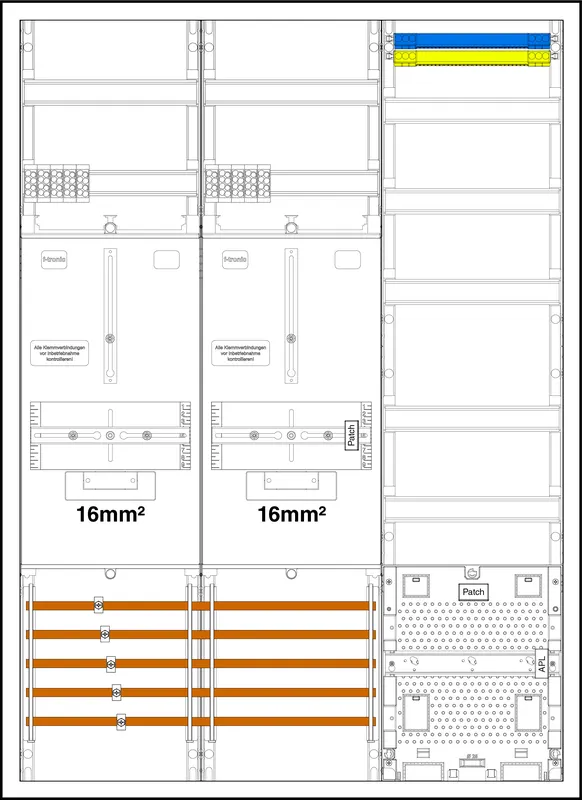 3.HZ 2 计量位 16 mm² Z732A-16