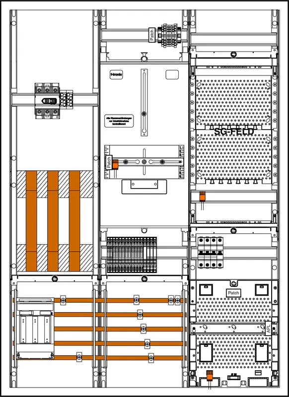 互感器柜 3.HZ 100A TAR26, Z731SGAW100TAR, NH-隔离器, VDE-AR-N 4100:2026