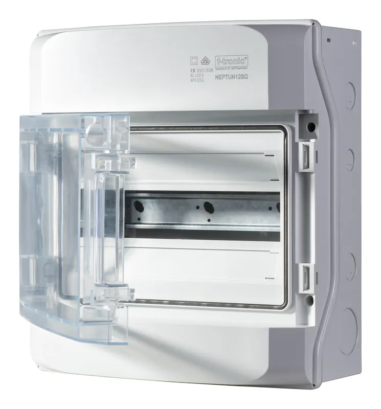 AP 防潮配电箱 IP65, NEPTUN12SQ, 1-排, 带通风系统