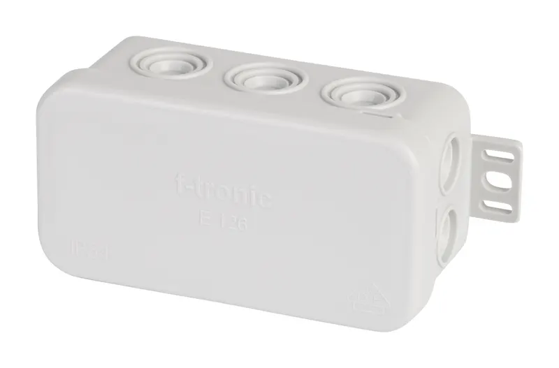FR 分线盒 E126, 85×44×40 mm, IP54, 灰色
